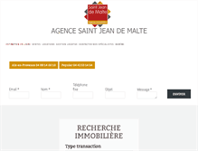 Tablet Screenshot of immobilier-13-aix.com